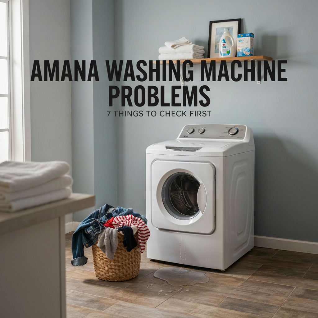 Amana washing machine problems troubleshooting guide for common washer issues