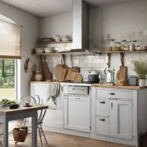 modern style country kitchen